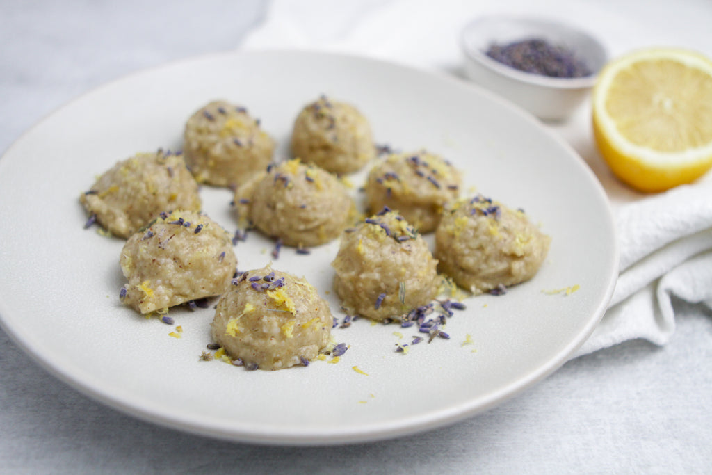 Lemon Lavender CBD Balls by Ali Miller, RD