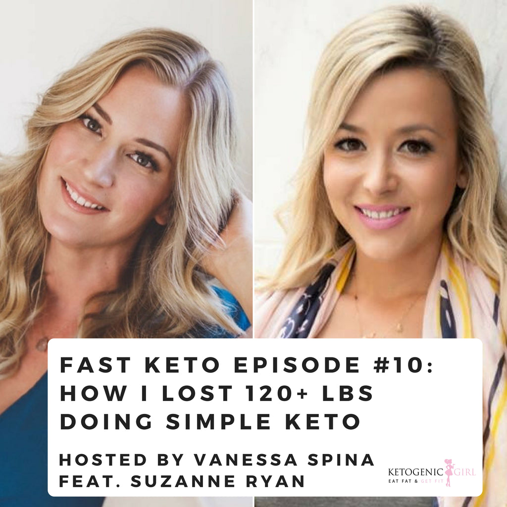 Episode 10 of Fast Keto: How I Lost 120+ lbs with Simple Keto Featuring Best Selling Author Suzanne Ryan @KetoKarma