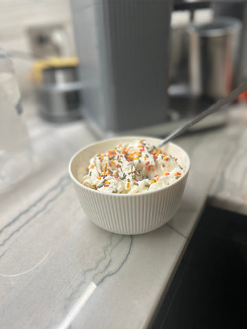 High-Protein Greek Yogurt Ice Cream (Blog-Style, Ninja + No-Machine)