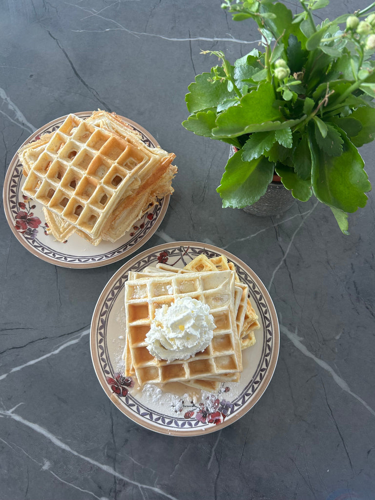 High-Protein Low Carb Protein Waffles