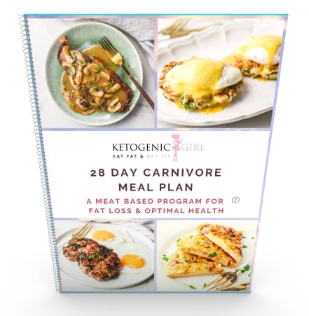 Printing Service: Carnivore Meal Plan & KetogenicGirl Challenge - PRINTED BOOK INCLUDED