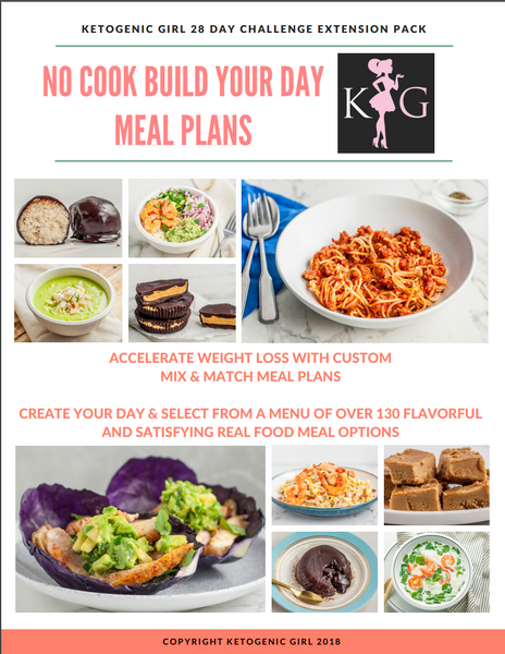 NO COOK Build Your Day Custom Meal Plans