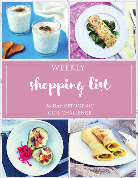 NEWLY UPDATED: 28 Day Accelerated Meal Plan  & KetogenicGirl Challenge