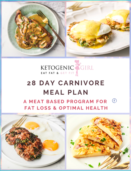 Printing Service: Carnivore Meal Plan & KetogenicGirl Challenge - PRINTED BOOK INCLUDED