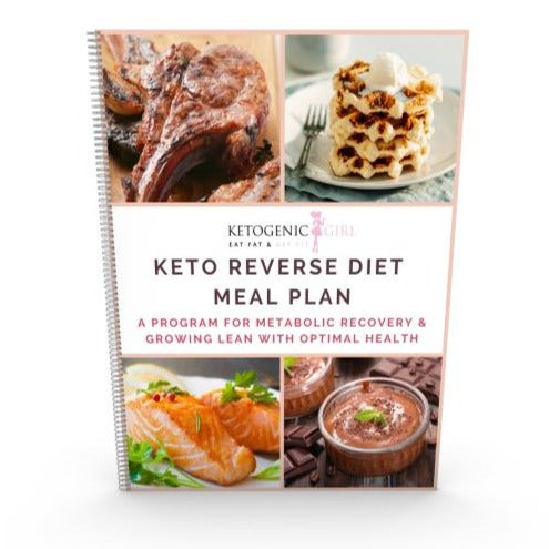 Reverse Keto Diet Meal Plan & KetogenicGirl Challenge - PRINTED BOOK INCLUDED